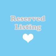 Reserved listing for Kate Sweeney
