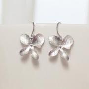 Orchid Earring, Bridesmaid gifts, wedding earrings, mothers day